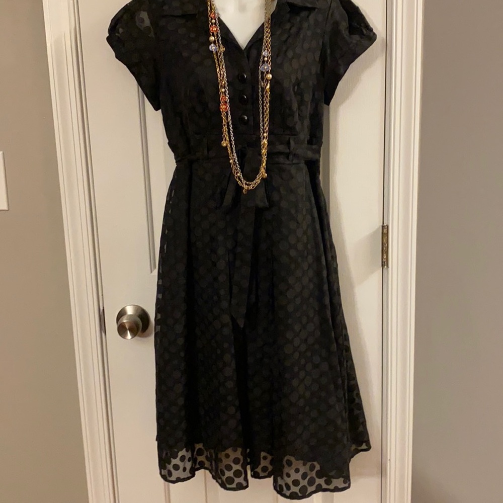 Signature - Black chiffon Dress
